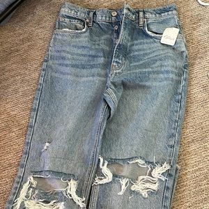 Free people jeans, medium wash, size 27 new with tags